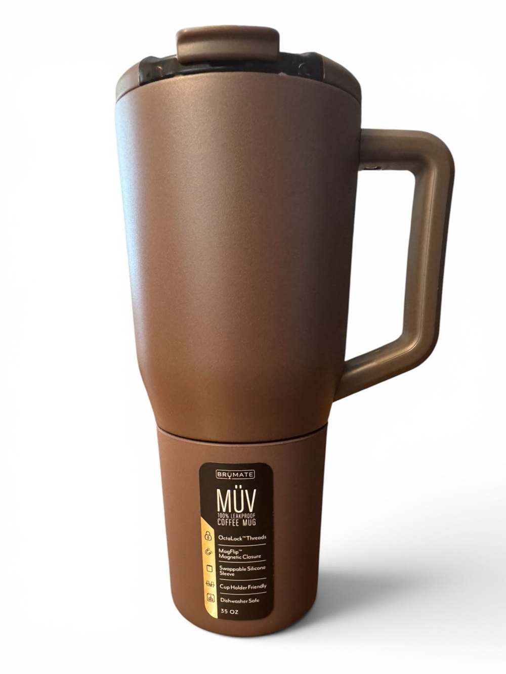 BrüMate MÜV Travel Coffee Mug - Brown